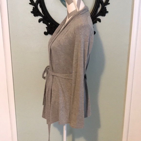 Rue 21 gray wrap cardigan - Picture 3 of 4